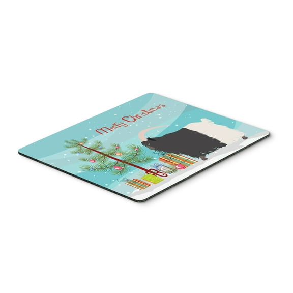 Carolines Treasures BB9254MP Welsh Black-Necked Goat Christmas Mouse Pad Hot Pad or Trivet Teal Large multicolor