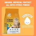 thumbnail image 2 of Citrrus Breeze Cat Litter – Premium Lightweight, Non-Clumping, Dust-Free Crystals for Odor Control, ScoopFree & Easy to Clean, Pretty Kitty Litter for Multi-Cat Homes, 2 of 7