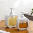 thumbnail image 3 of Dispensador de jabón líquido para cocina, botella vacía para champú, contenedor de jabón para baño, Gel de ducha, almacenamiento de líquido para lavandería, 300/500ml, 3 of 4