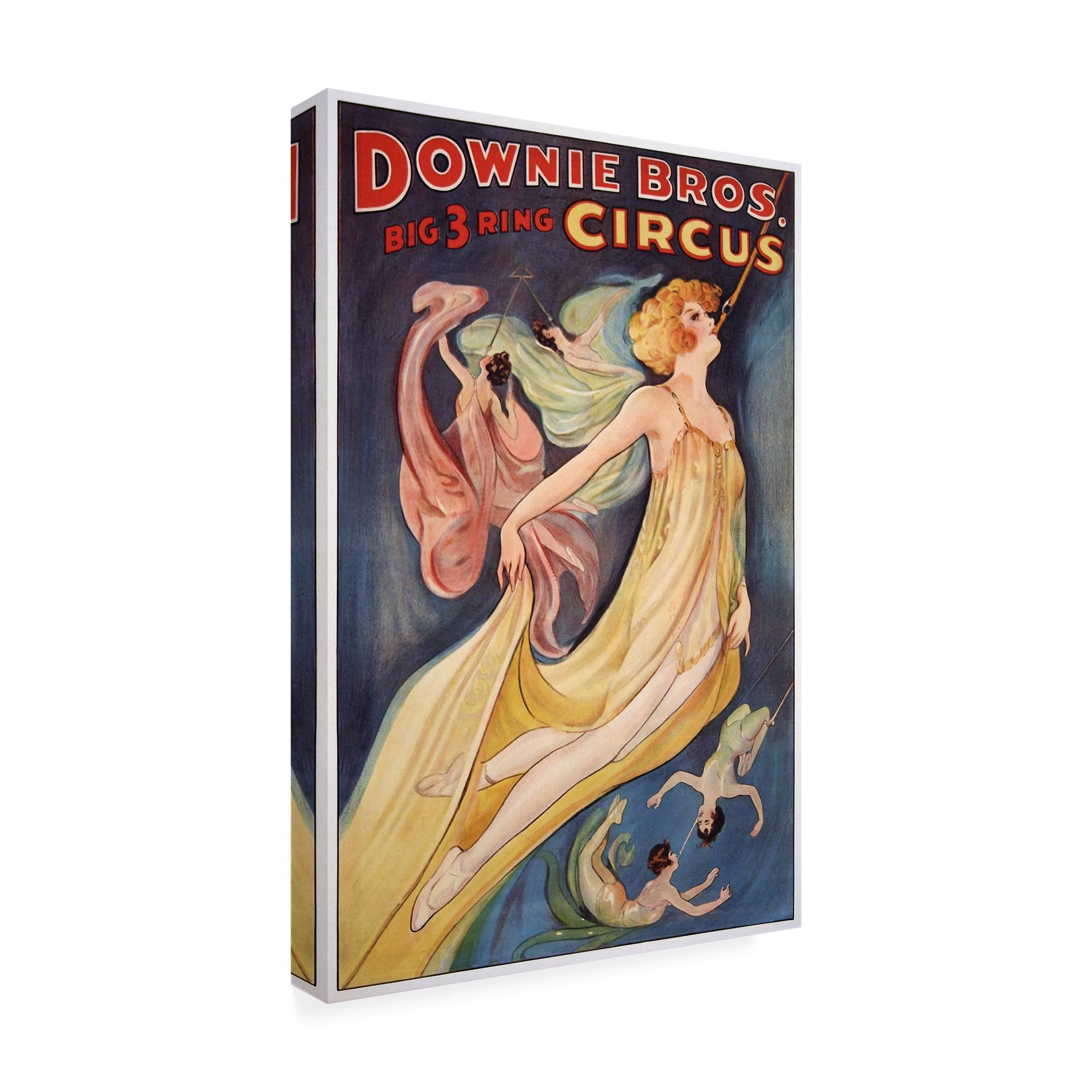 Trademark Fine Art 'Circus 2' Canvas Art by Vintage Lavoie