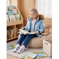 thumbnail image 6 of WenVen Girl's Winter Coat Puffer Jacket Snow Warm Fleece Hooded Kid Parka Light Blue 6/7, 6 of 12