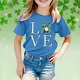 thumbnail image 2 of TZEWGL Tees For Girl Boy Short Sleeve Graphic Crew Neck Trendy Top For Kids size 3-4T, 2 of 4