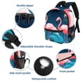 thumbnail image 3 of Flamingo Tropical Rainforest Traveling Backpack School Bags Cute College Backpack Baby Bag Lightweight Large Capacity Printed Design Adjustable Shoulder Strap Suitable, 3 of 6