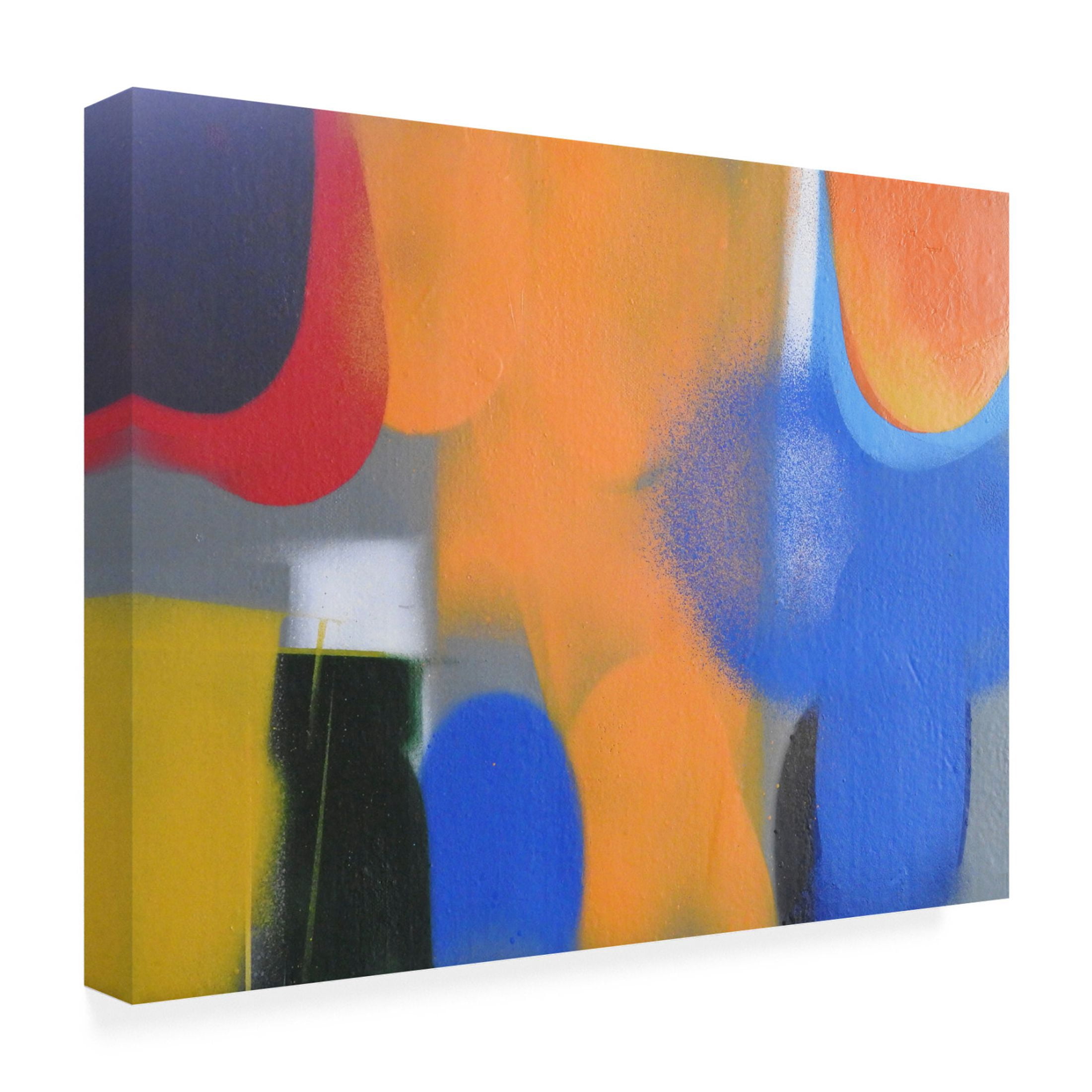 Canvas Wall Art - Gill Miller 'Life 12' Wall Art for Living Room, Bedroom, or Office Décor by Trademark Fine Art - 19 x 14 Inches