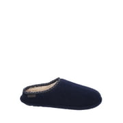 Dearfoams Men's Felted Clog with Woven Trim Slippers