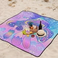 thumbnail image 6 of Coolnut Magic Mushrooms Large Picnic & Outdoor Beach Blanket, Waterproof Foldable Sandproof 3-Layer Picnic Mat for Camping,Hiking,Travel,Park,Concerts,78"x78", 6 of 6