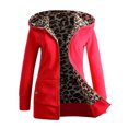 thumbnail image 1 of Veste Légère Patchwork pour Femmes, Manteau Décontracté à Manches Longues, Manteau à Simple Boutonnage, Manteau Confortable, Capuche, Poches Symétriques, Cardigan, 1 of 5