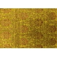 thumbnail image 1 of Ahgly Company Machine Washable Indoor Rectangle Oriental Yellow Industrial Area Rugs, 5' x 8', 1 of 4