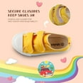 thumbnail image 2 of Toddler Boys and Girls Low Top Canvas Adjustable Strap Sneakers, 2 of 6