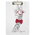 thumbnail image 2 of FMSHPON Giraffe Clipboard Hardboard Wood Nursing Clip Board and Pull for Standard A4 Letter 13x9 inches, 2 of 8