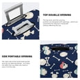 thumbnail image 5 of Balery Luggage Cover Pirate Skulls 1 Print Suitcase Covers for Luggage Elastic Washable Suitcase Protector Fits 18-32 Inch Luggage-Small, 5 of 9