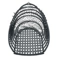 thumbnail image 4 of Kingman Chaise Panier Balançoire de Porche Extérieur/intérieur avec Support, 4 of 8
