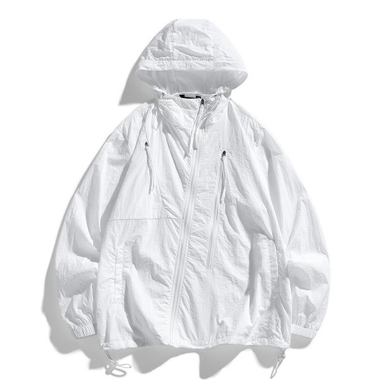 YLSDY Fashion Men's Lightweight Hooded Windbreaker Jacket
