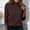 Coffee, variant on Vinsonshop Thermal Shirts for Women Long Sleeve Mock Neck Fleece Lined Base Layer Slim Fit Winter Warm Undershirts Beige L