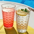 thumbnail image 2 of Kate Aspen Clear Plastic Drinking Glasses Set of 8, 19 oz, Hobnail Bubble Acrylic Glasses Drinkware, Plastic Tumblers Cups Dishwasher Safe, BPA-Free Acrylic Cups Reusable for Cocktails and Kitchens, 2 of 9