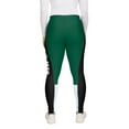 thumbnail image 6 of Women's WEAR by Erin Andrews Green/Black New York Jets Color-Block Leggings, 6 of 6