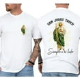 thumbnail image 2 of San Judas Tadeo Siempre a Mi Lado T-Shirt – Spanish Christian Shirt, Jesus Always By My Side, Unisex 2-Sided Religious Tee, Cotton Faith Apparel, 2 of 7