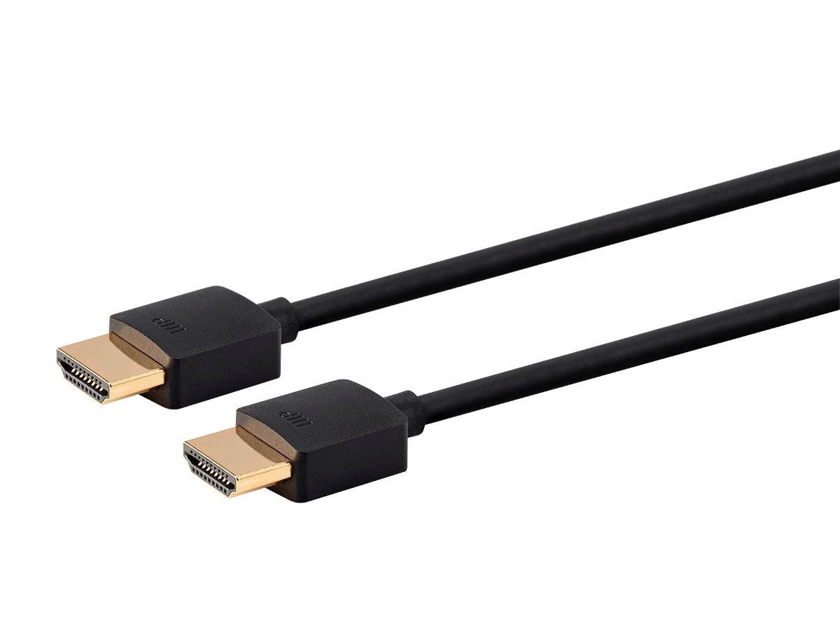 Monoprice 8K HDMI Cable - 3 Feet - Black (5 Pack) Ultra High Speed, 8K@60Hz & 4k@120Hz, Dynamic HDR, 48Gbps, eARC, Compatible with PS 5 / PS 5 Digital Edition / Xbox Series X & S and More - Ultra Slim