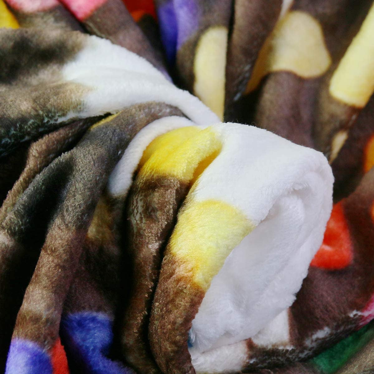 Realistic Donut Blanket Thermal Towel Blanket Lightweight and