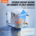 thumbnail image 2 of VEVOR RV Tankless Water Heater 15x15 in Propane Gas 55000BTU with Controller, 2 of 9