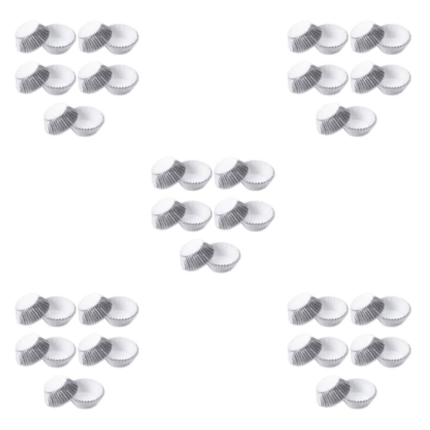 Cateissary 100 pack/lote revestimientos de papel para cupcakes no tóxicos moldes antiadherentes para hornear muffins para el hogar utensilios de Type2 NO2