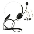 thumbnail image 2 of 5 Auriculares Monoaurales Para Teléfono De Oficina Y Cable En Espiral Con Enchufe Para Sunnimix Auricular de teléfono de centro de llamadas, 2 of 8