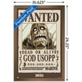 thumbnail image 3 of One Piece - God Usopp Wanted Poster Wall Poster, 14.725" x 22.375" Framed, 3 of 5