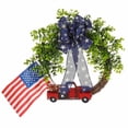 thumbnail image 1 of Modern Home Decor, Independence Day Wreath Handmade Decorative Props Suitable for Home Window Full Of and Stripes, 1 of 6