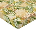 thumbnail image 4 of Ambesonne Tropical Fitted Sheet, Exotic Hand-Drawn Pattern, California King, Pale Orange and Fern Green, 4 of 5