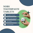NOBS Coconut Toothpaste Tablets Nano Hydroxyapatite, Flouride