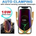 thumbnail image 1 of 360° Automatic Smart Wireless Fast Car Charging Charger Clamping Phone Holder Sets, 1 of 11