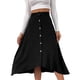 thumbnail image 2 of Falda midi con botones,Falda midi con botones Una falda larga informal Falda larga Aspecto llamativo, 2 of 6