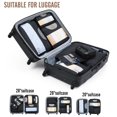 thumbnail image 4 of Hyasfey 8Pcs Packing Cubes Luggage Organizer Bags Set Large Capacity Zipper Closure Clothes Storage Bags Travel Accessories, 4 of 7