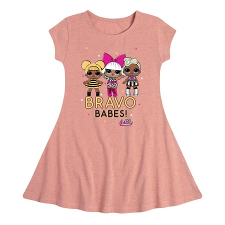 

Lol Surprise! - Bravo Babes - Toddler And Youth Girls Fit And Flare Dress