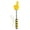 Yellow, variant on BKER Telescopic Teacher's Pointer 13.8in Classroom Pointer Stick Demonstration Pointer With Soft Handle，Finger Shaped Pointer， Student Focused On The Teacher's Lecture