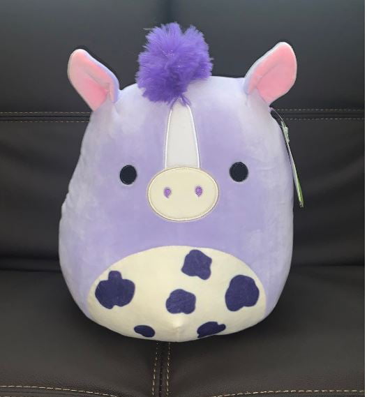 New Squishmallow 8” MEADOW the PURPLE HORSE Kellytoy Easter 2021 NWTFAST SHIP 