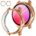 thumbnail image 1 of GFDYREE [2Pack] Compatible with Samsung Galaxy Watch Active 2 Screen Protector Case 40mm, Bumper Full Around Cover for Samsung Galaxy Watch Active2 40 (Rose Gold, 40mm), 1 of 7