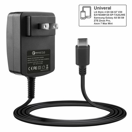 USB C Type-C Fast Charger QC 3.0 For Samsung Galaxy S8 S9 S10 Note 8 9 A50 A70