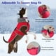 thumbnail image 4 of Abrigo de invierno para perros Dogcheer Christmas impermeable para perros, color rojo, 4 of 6