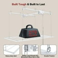 thumbnail image 6 of AENKYO Heavy-Duty 270 lbs Capacity Overhead Garage Storage Rack with Safety Lock, 3x6 ft Platform for 10-12 FT Ceilings, 6 of 10