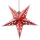 thumbnail image 1 of Linternas de estrella de papel Pantalla de lámpara Pantalla de luz de estrella de papel Estrella de Navidad Decoraciones colgantes para el hogar Boda Fiesta de Navidad Decoración 30 cm (Rojo) LingWen 1327534340204, 1 of 1