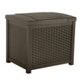 thumbnail image 2 of Suncast 22 Gallon Storage Deck Box & Seat w/ Trash Hideaway 33 Gallon Capacity, 2 of 9