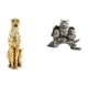 thumbnail image 1 of Escultura De Guepardo Con Búho Dorado, Adorno De Mesa, Centro De Mesa Decorativo Moderno Para Oficina, Hogar, Sala De Estar, Armario, Mesita De Noche, Decoración, 1 of 8
