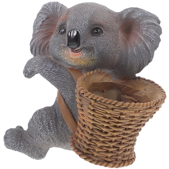 SEWCHICS Figurines Resin Statue Grey 1Set