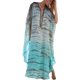 thumbnail image 1 of Kaftan Vestidos para Mujer de Gasa de Floral Impresión Caftán Traje de Baño Tallas Grandes Larga Playa Cover up Azul Claro Azul Claro Xishao ropa, 1 of 2