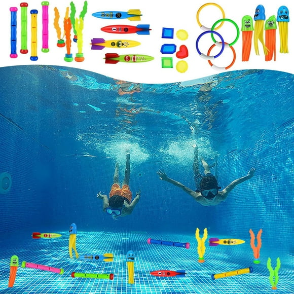 KTTECTOA Summer Diving Toys Children's Swimming Pool Water Toys Diving Diving Stick Combination Set Clearance Toys for Girls Canada Days Fidget Toys Toy