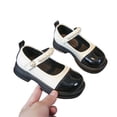 thumbnail image 5 of Otqutp Girls Mary Jane Shoes Dress Flats for School Uniform Summer Kids Chunky Low Heel Wedding Party Dress up Shoes, 5 of 6