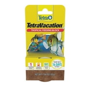 Tetra Vacation Tropical Feeding Block, Feeds Fish up to 14 Days, 1.06 oz., 1 Block