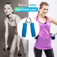 thumbnail image 5 of Hand Grip Strengthener, Finger Gripper, Hand Grippers - Soft Foam Hand Exerciser for Quickly Increasing Wrist Forearm and Finger Strength, 2 Pack-BLUE, 5 of 5