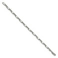 thumbnail image 2 of 925 sterling silver vintage 4.8mm link chain bracelet, 2 of 3